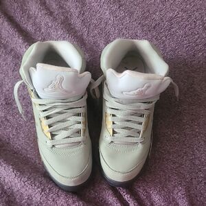 Nike Jordan Kids Sneakers - Gray and Yellow